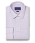 RBSP12848459 | Blue & Melon Micro Dobby Check Dress Shirt