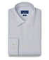 RBSP13002214 | Chocolate & Sky Micro Dobby Dress Shirt