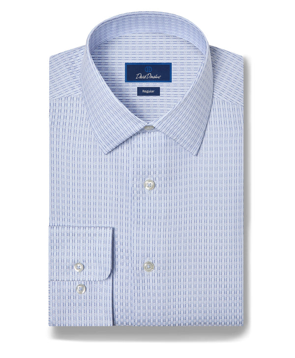 RBSP13007452 | Sky & Blue Textured Dobby Dress Shirt