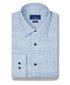 RBSP13805448 | Blue & Green Twill Check Dress Shirt