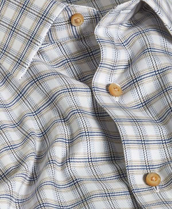 RBSP13808296 | Dune & Blue Dobby Check Dress Shirt