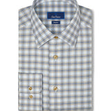 RBSP13808296 | Dune & Blue Dobby Check Dress Shirt