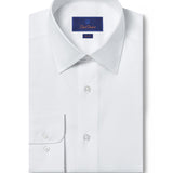 SBCSW4130110 | White Super Fine Twill Dress Shirt