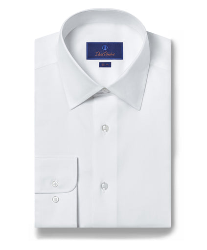 SBCSW4130110 | White Super Fine Twill Dress Shirt