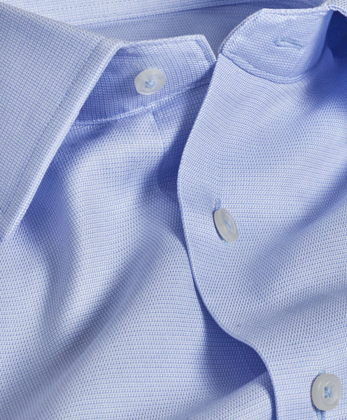 SBSP02100454 | Light Blue Dobby Weave Dress Shirt