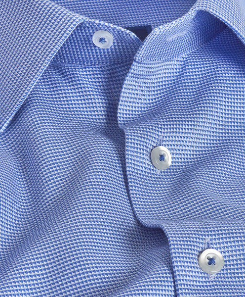 SBSP07008402 | Blue & Sky Micro Geometric Dress Shirt