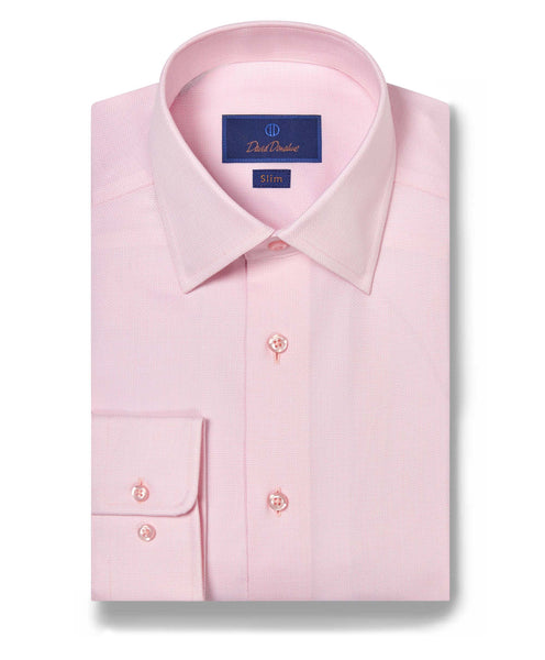 SBSP08001661 | Pink & White Royal Oxford Dress Shirt
