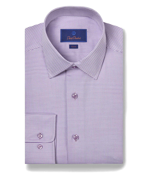 SBSP09018534 | Lilac Micro Dobby Dress Shirt
