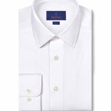 SBSP11100110 | White Twill Stretch Dress Shirt