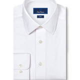 SBSP11100110 | White Twill Stretch Dress Shirt