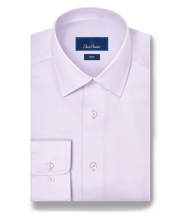 SBSP11100534 | Lilac Twill Solid Stretch Dress Shirt