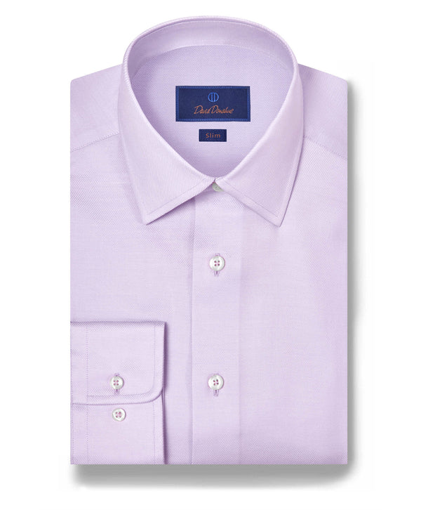SBSP11100534 | Lilac Twill Solid Stretch Dress Shirt