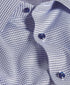 SBSP12815407 | Navy & White Twill Micro Check Stretch Dress Shirt