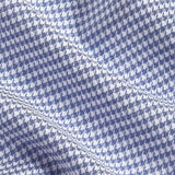SBSP12815407 | Navy & White Twill Micro Check Stretch Dress Shirt