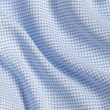 SBSP12842135 | White & Blue Check Stretch Dress Shirt
