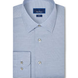 SBSP13009456 | Sky & Navy Micro Twill Stretch Dress Shirt