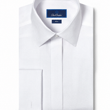 SFCP09105110 | Micro Dobby French Cuff Covered Placket Formal Shirt
