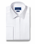 SFCP09105110 | Micro Dobby French Cuff Covered Placket Formal Shirt