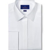 SFCP09105110 | Micro Dobby French Cuff Covered Placket Formal Shirt
