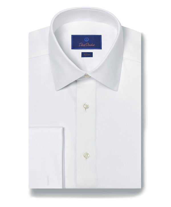SFFB09107110 | White Performance Twill Formal Shirt