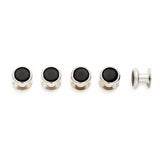 ST854600 | Onyx & Brass Studs