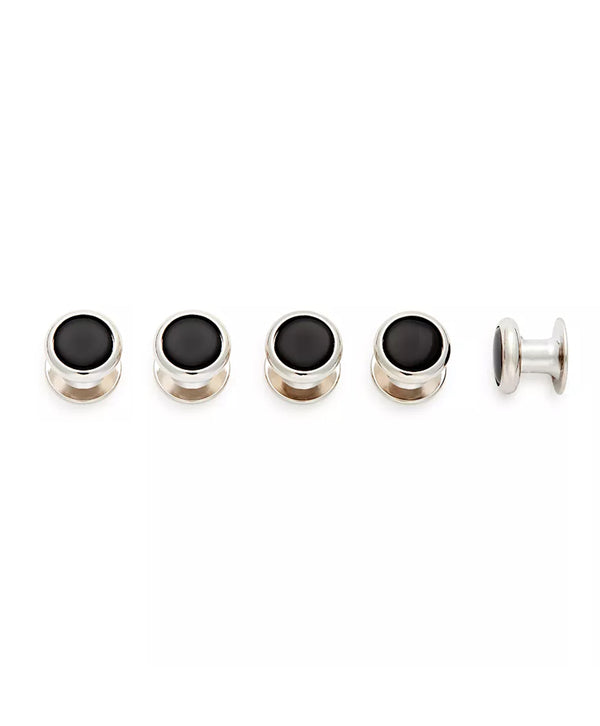 ST854600 | Onyx & Brass Studs