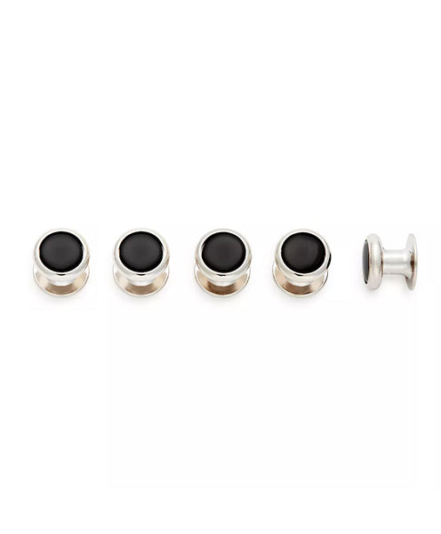 ST854600 | Onyx & Brass Studs
