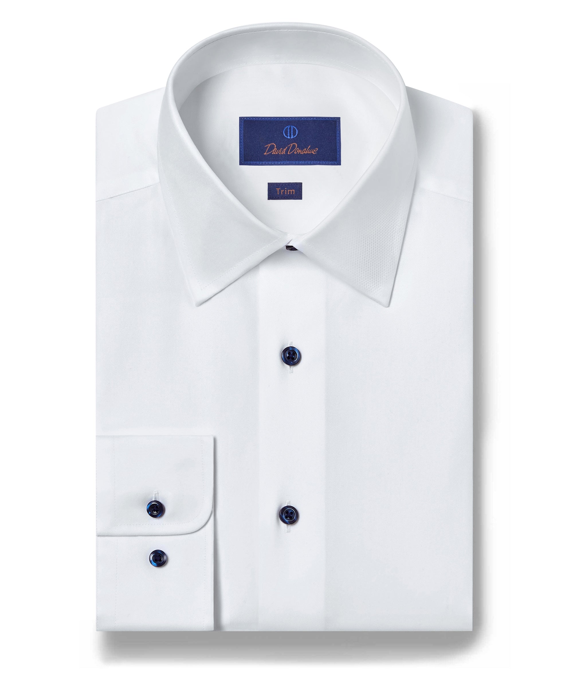 TBCBB4130110 | Super Fine Twill Dress Shirt David Donahue TBCBB4130110 | Super Fine Twill Dress Shirt David Donahue