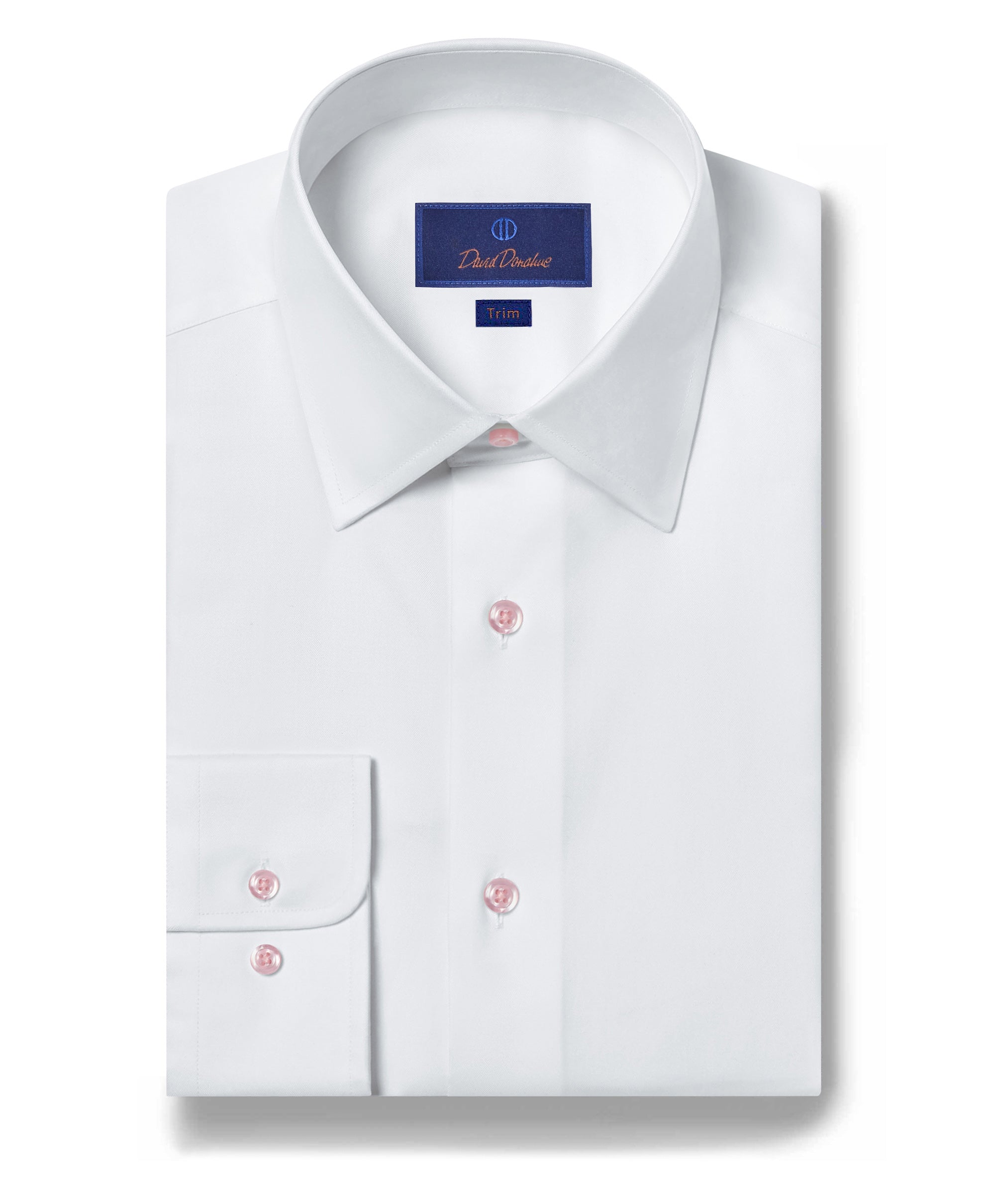 TBCPB4130110 | Super Fine Twill Dress Shirt David Donahue TBCPB4130110 | Super Fine Twill Dress Shirt David Donahue