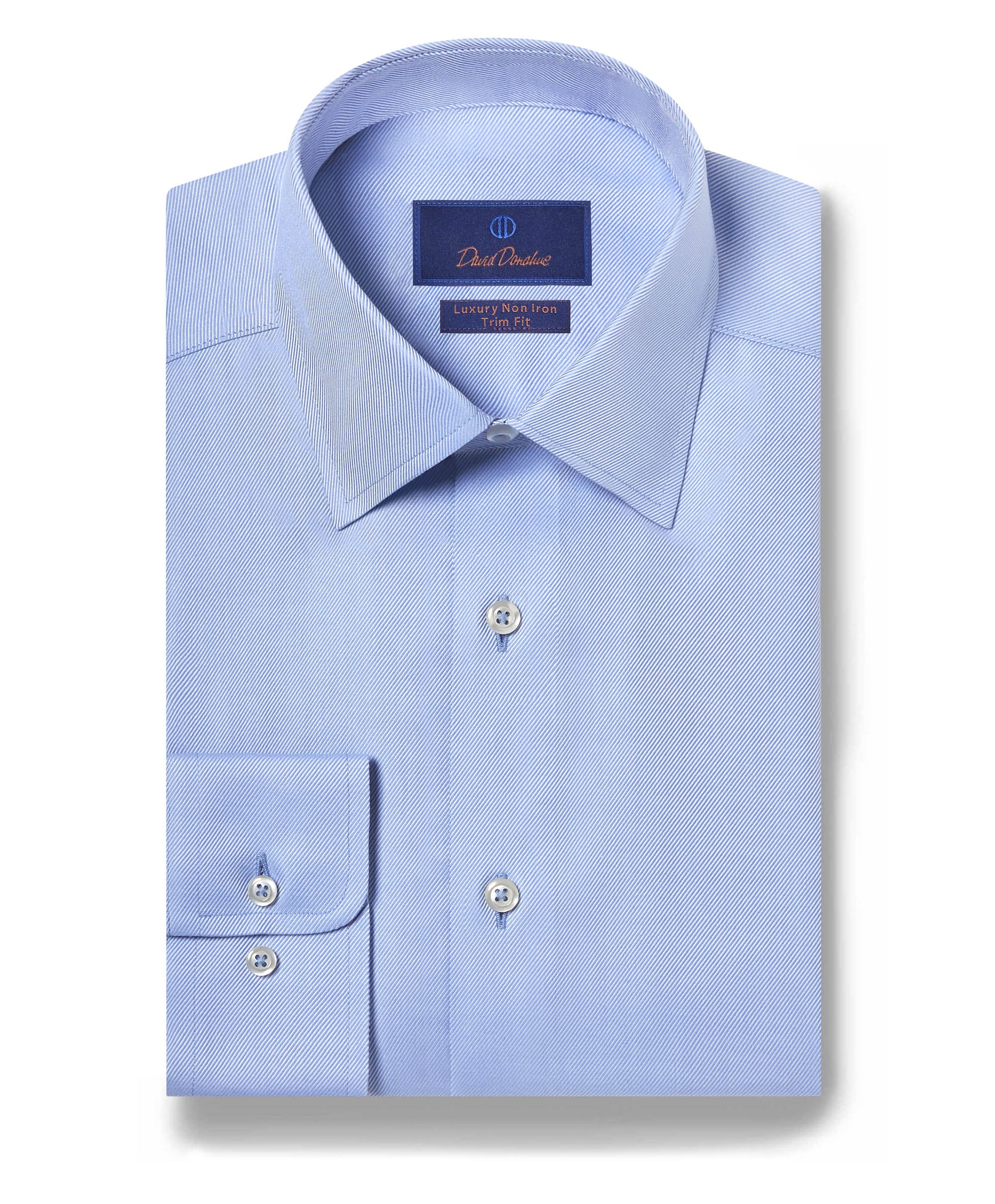 Sky Blue Non-Iron Dress Shirt TBCSP3100454 / Trim / 19 x 34/35 Sky Blue Non-Iron Dress Shirt TBCSP3100454 / Trim / 19 x 34/35