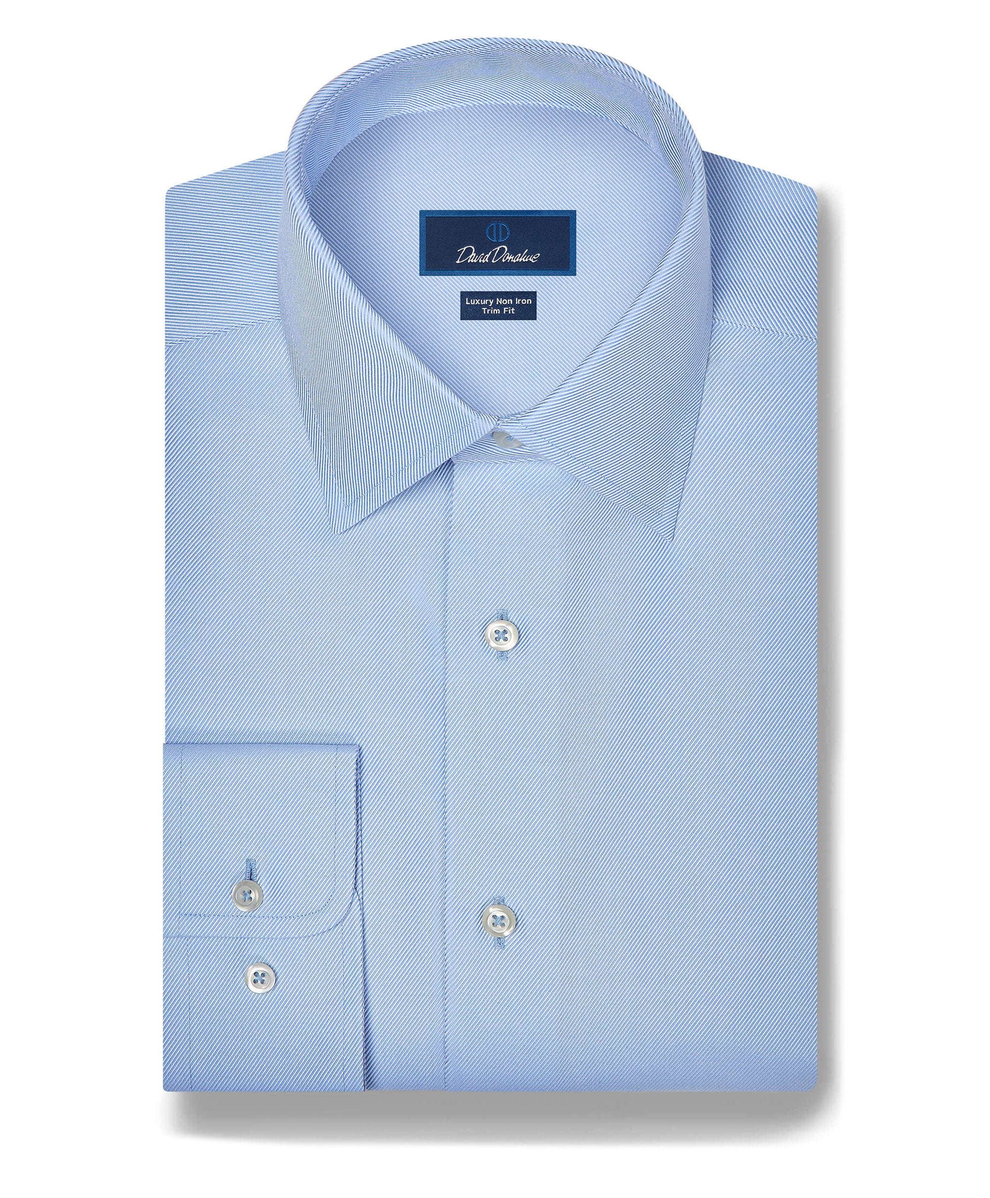 Sky Blue Non-Iron Dress Shirt TBCSP3100454 / Trim / 19 x 34/35