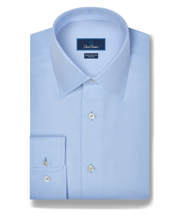 Sky Blue Non-Iron Dress Shirt TBCSP3100454 / Trim / 19 x 34/35