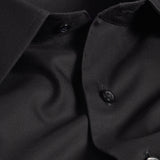 TBCSP4130002 | Black Super Fine Twill Dress Shirt
