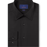 TBCSP4130002 | Black Super Fine Twill Dress Shirt