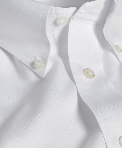 TBDP05112110 | White Pinpoint Oxford Non-Iron Dress Shirt