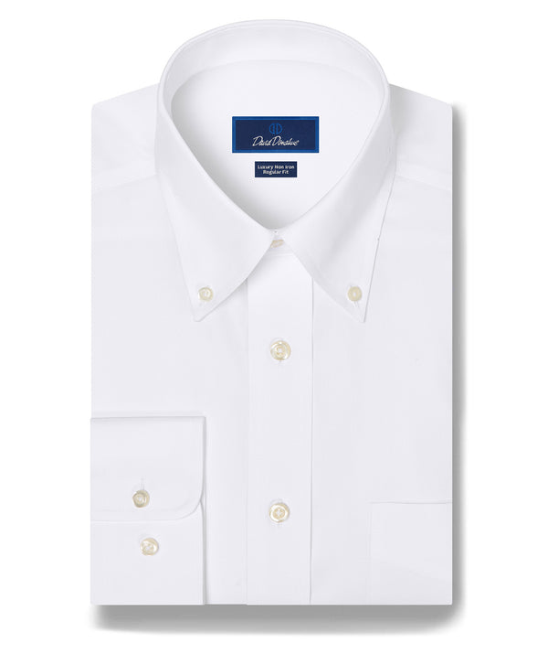 TBDP05112110 | White Pinpoint Oxford Non-Iron Dress Shirt