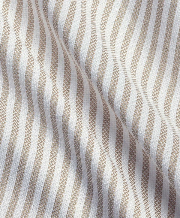 TBDP12959124 | White & Dune Royal Oxford Stripe Dress Shirt