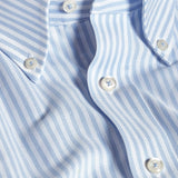TBDP12959136 | White & Sky Royal Oxford Stripe Dress Shirt