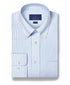 TBDP12959136 | White & Sky Royal Oxford Stripe Dress Shirt