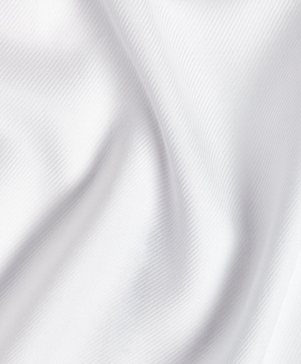 TBMS11110110 | White Cashmere Blend Dress Shirt