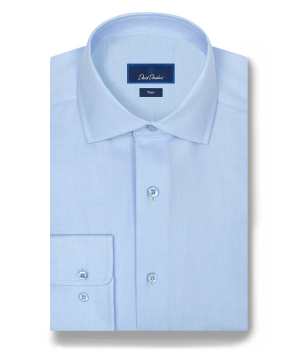 TBMS11110454 | Sky Cashmere Blend Dress Shirt