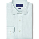 TBMS12109343 | Mint Linen Dress Shirt 