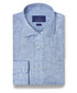 TBMS12109476 | Denim Linen Dress Shirt 