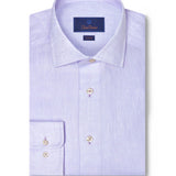 TBMS12109534 | Lilac Linen Dress Shirt 