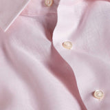 TBMS12109650 | Pink Linen Dress Shirt 