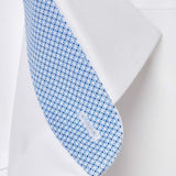 TBMS12110110 | White Twill Contrast Dress Shirt