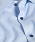 TBMS13100454 | Sky Contrast Herringbone Solid Dress Shirt