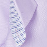 TBMS13100534 | Lilac Contrast Herringbone Solid Dress Shirt