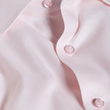 TBMS13100650 | Pink Contrast Herringbone Solid Dress Shirt