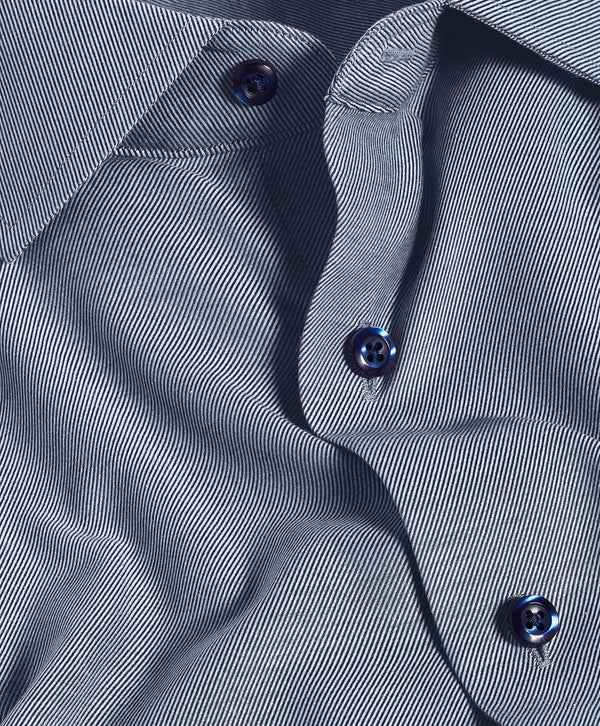 TBMS13101412 | Navy Cashmere Solid Dress Shirt